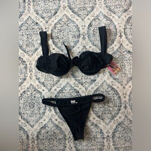 Strawberry Mill Mob black bikini